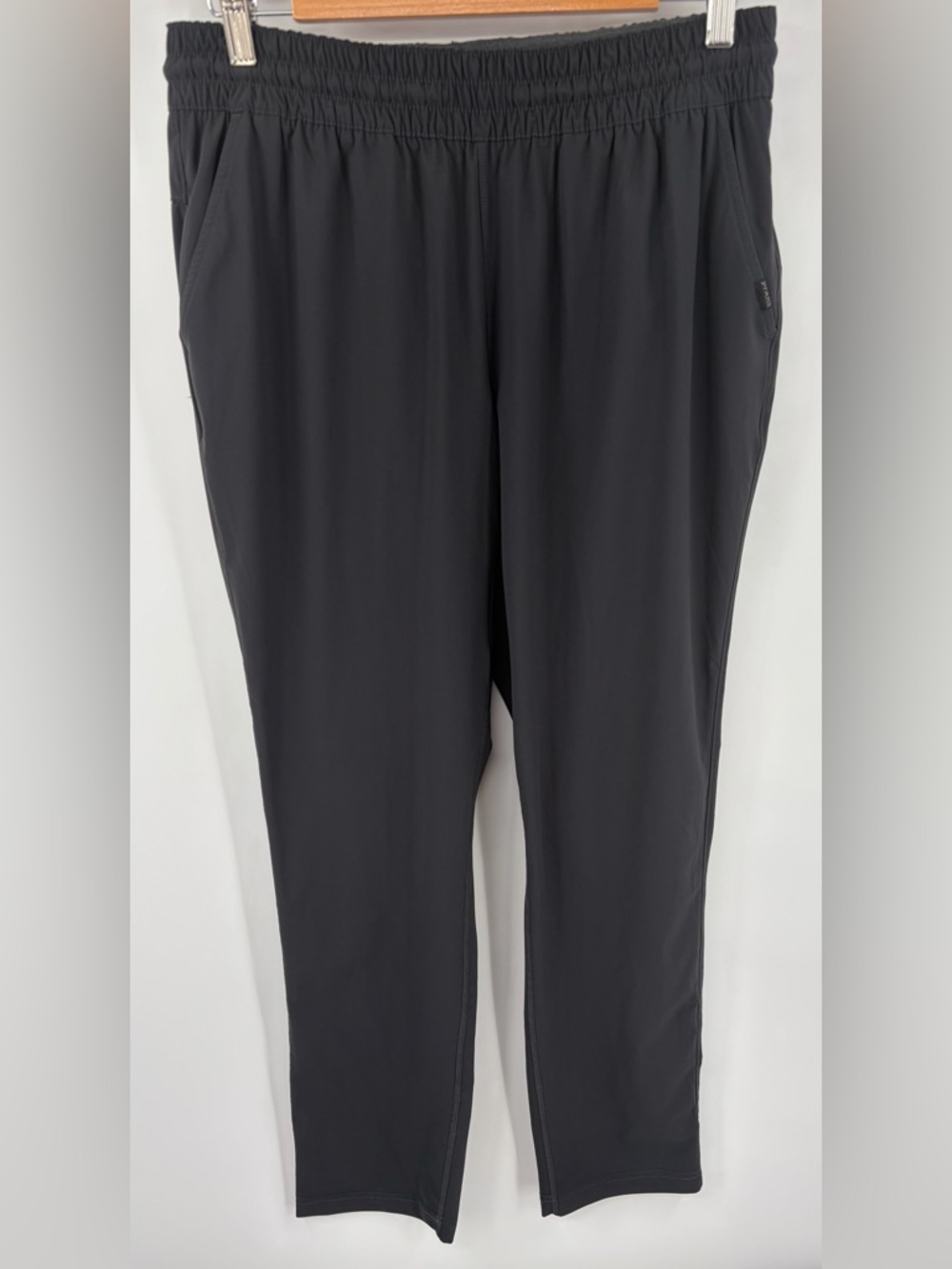 Prana Toro sweep charcoal gray nylon athletic slim fit pant men’s M